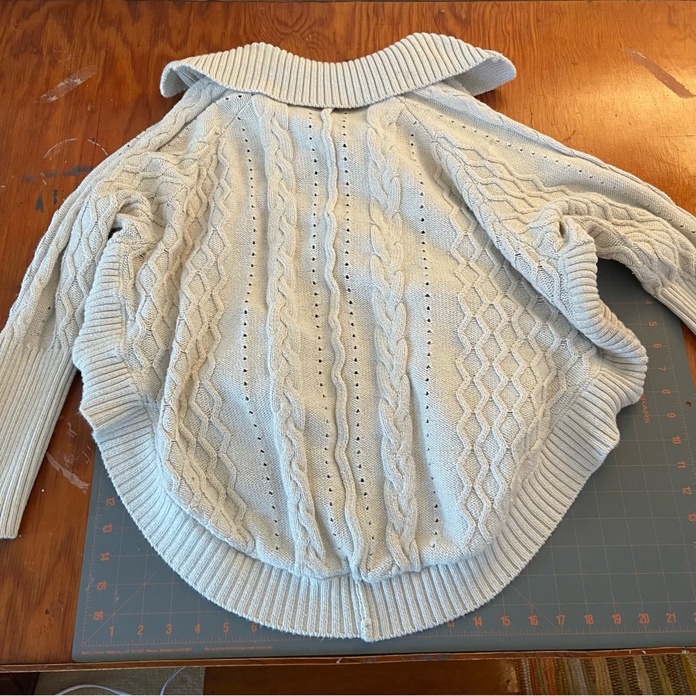 Neon Buddha Cream Knit Sweater - Picture 5 of 8